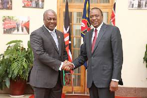 Kenyatta&Mahama