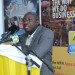 MR. EBENEZER ASANTE, CEO OF MTN GHANA DELIVERING HIS SPEECH AT THE LAUNCH OF I-FEST 2015