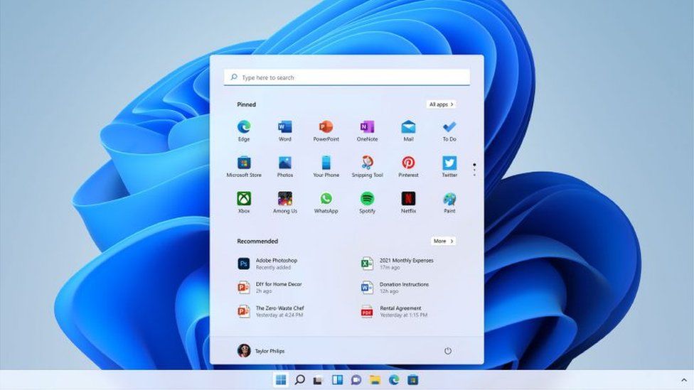 Windows 11 launches with redesigned start menu – Raw Gist